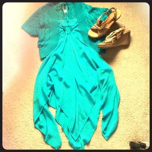 Peaceful People halter dress/beach cover-up